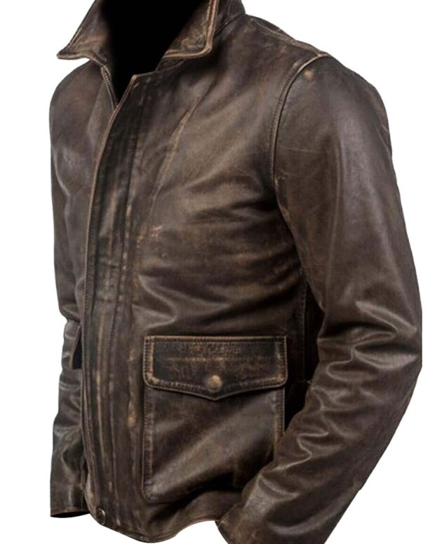 Indiana Jones Harrison Ford Leather Jacket