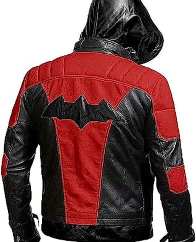 Batman: Arkham Knight Bat Logo Leather Gaming Jacket