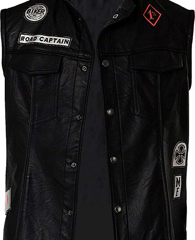 Mongrel Days Gone Mesodyne St John Moto Leather Vest