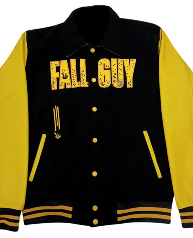 Ryan Stunt Fall Guy Cosplay Varsity Jacket